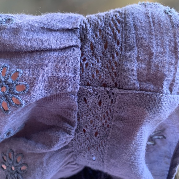 / Aerie Ruffle Eyelet Top | XXL - Picture 7 of 9